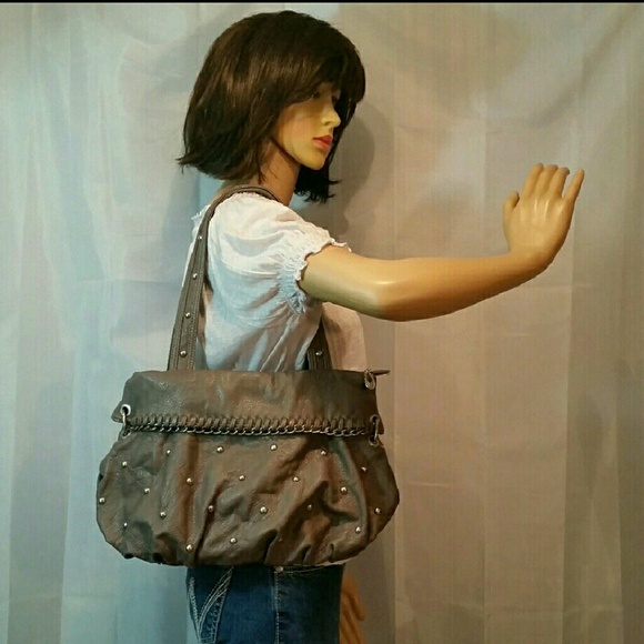 Gray shoulder bag - Picture 1 of 4